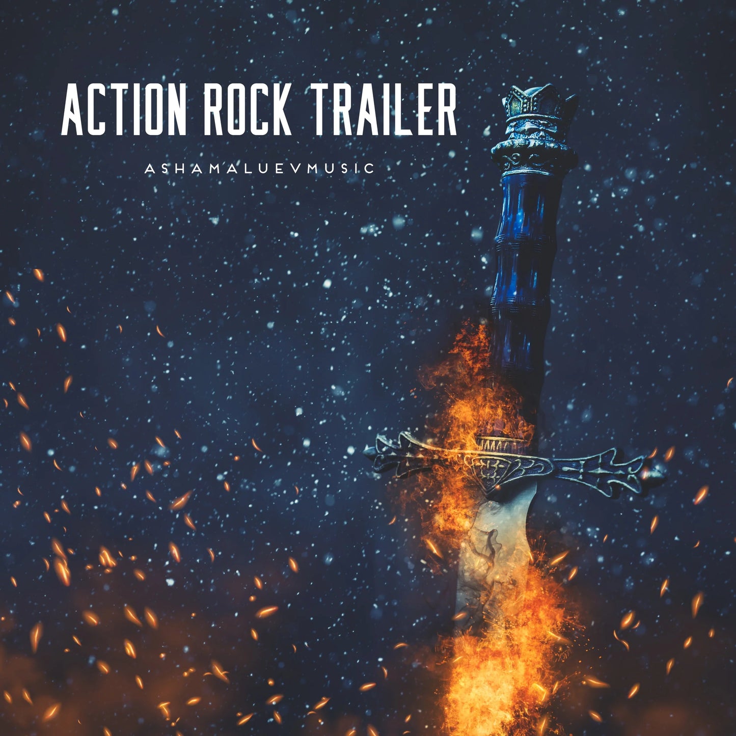Cover track 'Action Rock Trailer' by AShamaluevMusic. This background music is available for licensing and can be used in various creative projects.