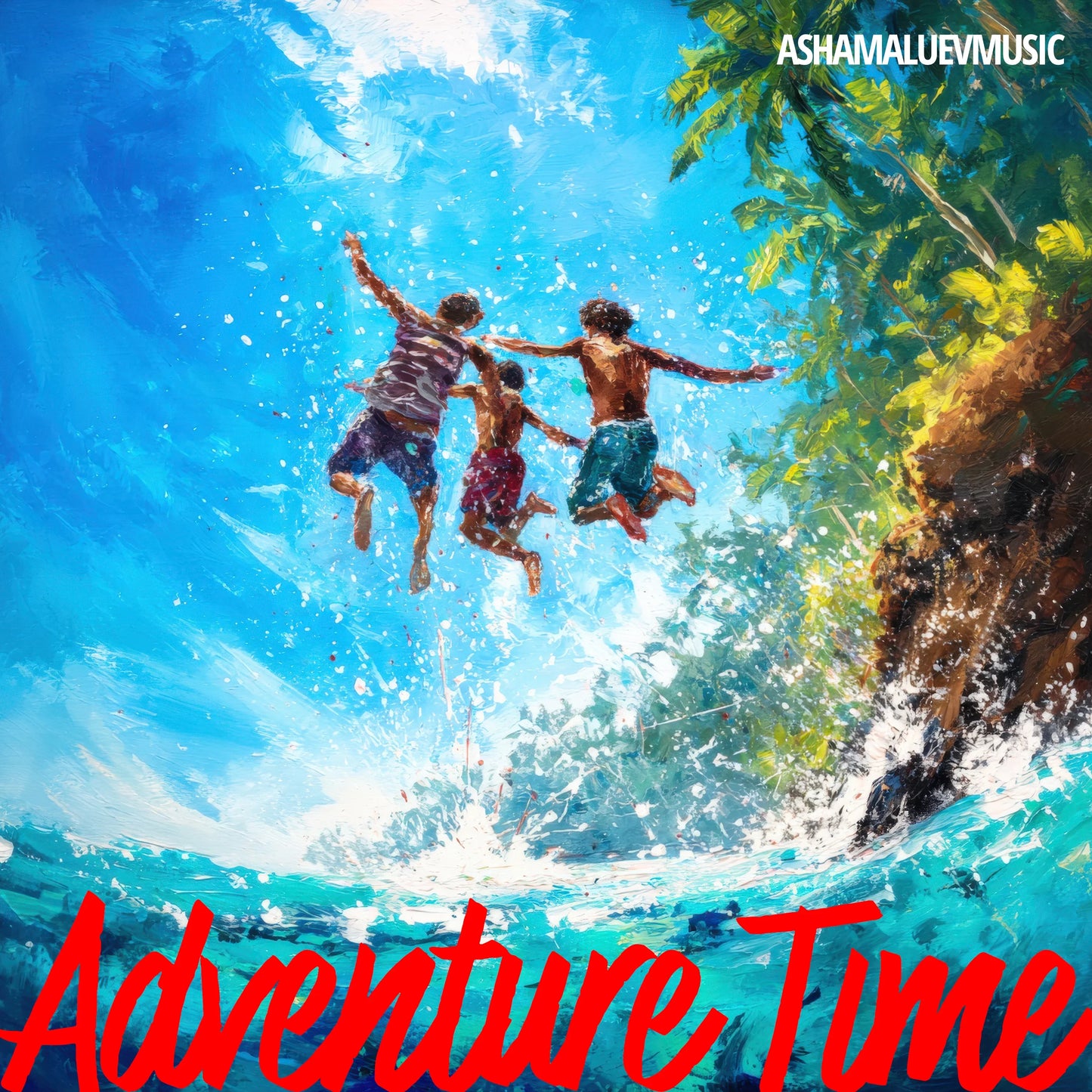 Cover track 'Adventure Time' by AShamaluevMusic. This background music is available for licensing and can be used in various creative projects.