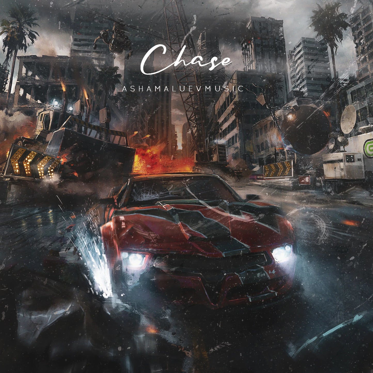 Cover track 'Chase' by AShamaluevMusic. This background music is available for licensing and can be used in various creative projects.