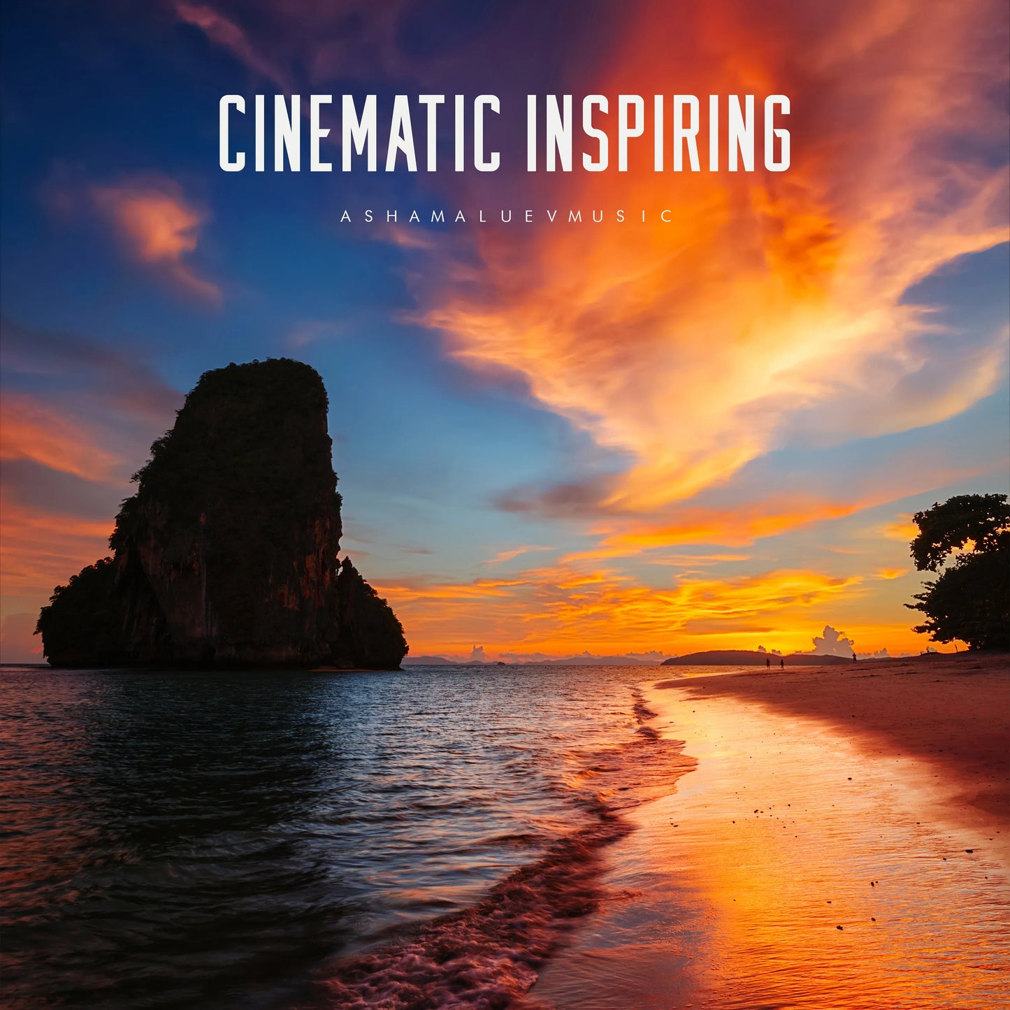 Cover track 'Cinematic Inspiring' by AShamaluevMusic. This background music is available for licensing and can be used in various creative projects.
