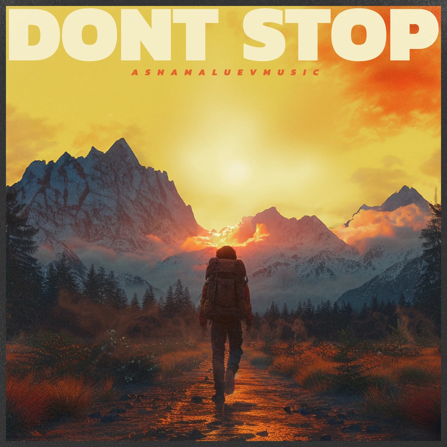 Cover track 'Don't Stop' by AShamaluevMusic. This background music is available for licensing and can be used in various creative projects.