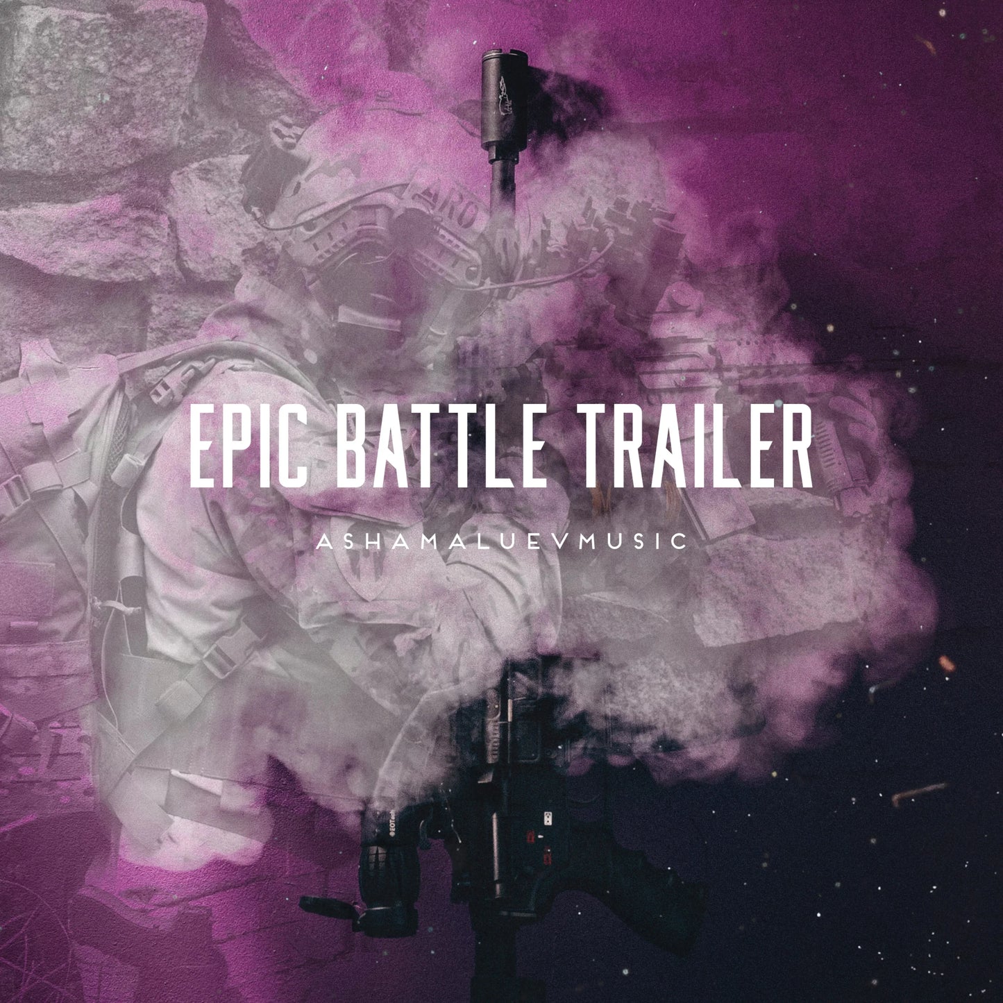 Cover track 'Epic Battle Trailer' by AShamaluevMusic. This background music is available for licensing and can be used in various creative projects.