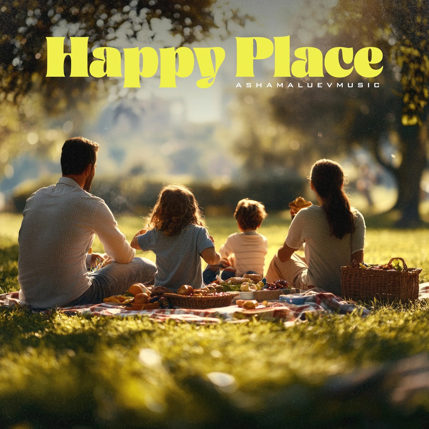 Cover track 'Happy Place' by AShamaluevMusic. This background music is available for licensing and can be used in various creative projects.