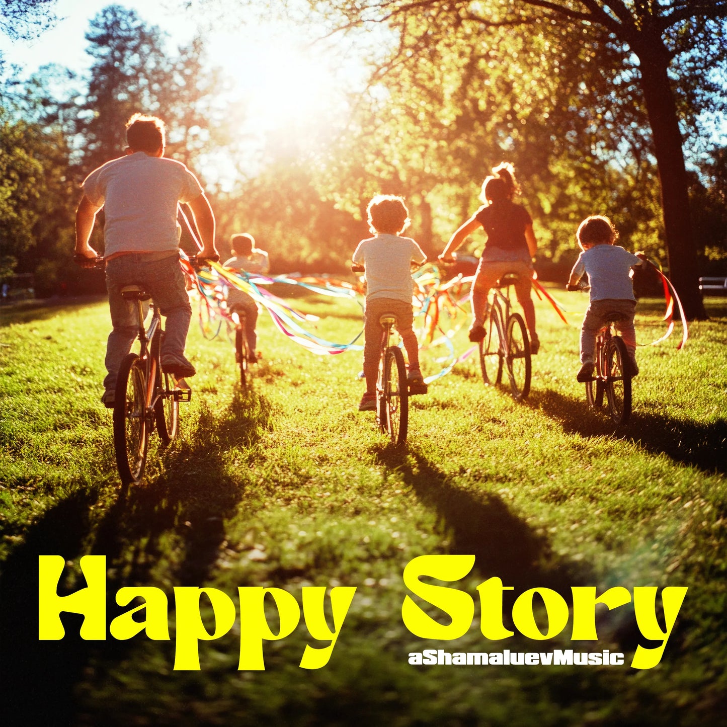 Cover track 'Happy Story' by AShamaluevMusic. This background music is available for licensing and can be used in various creative projects.