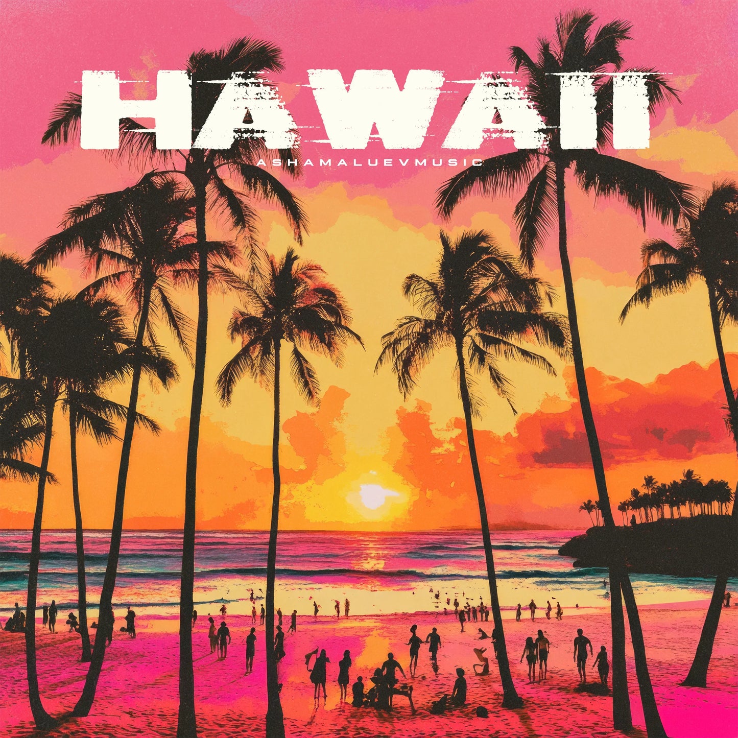 Cover track 'Hawaii' by AShamaluevMusic. This background music is available for licensing and can be used in various creative projects.