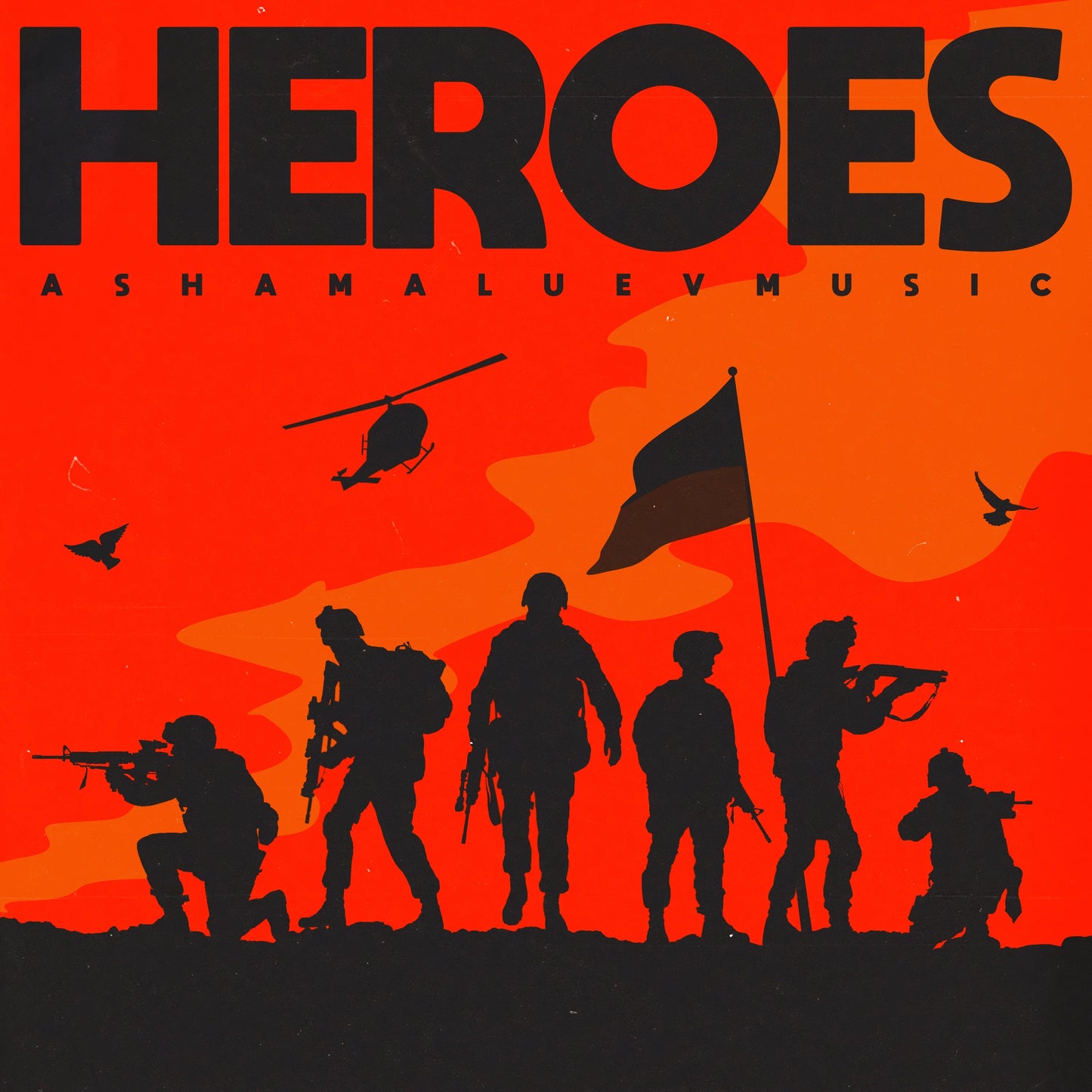 Cover track 'Heroes' by AShamaluevMusic. This background music is available for licensing and can be used in various creative projects.