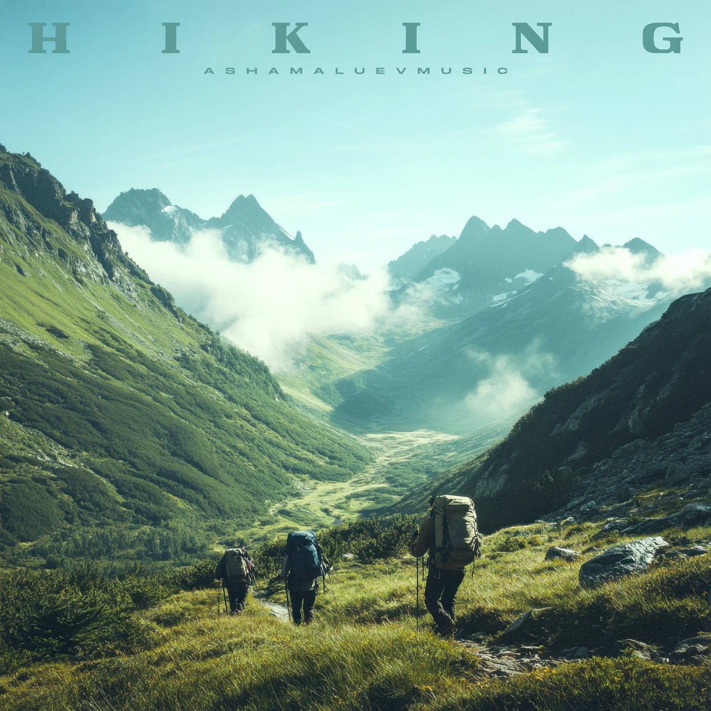 Cover track 'Hiking' by AShamaluevMusic. This background music is available for licensing and can be used in various creative projects.
