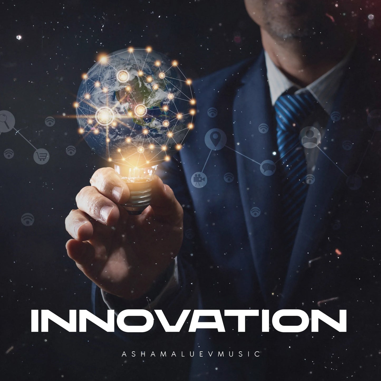 Cover track 'Innovation' by AShamaluevMusic. This background music is available for licensing and can be used in various creative projects.
