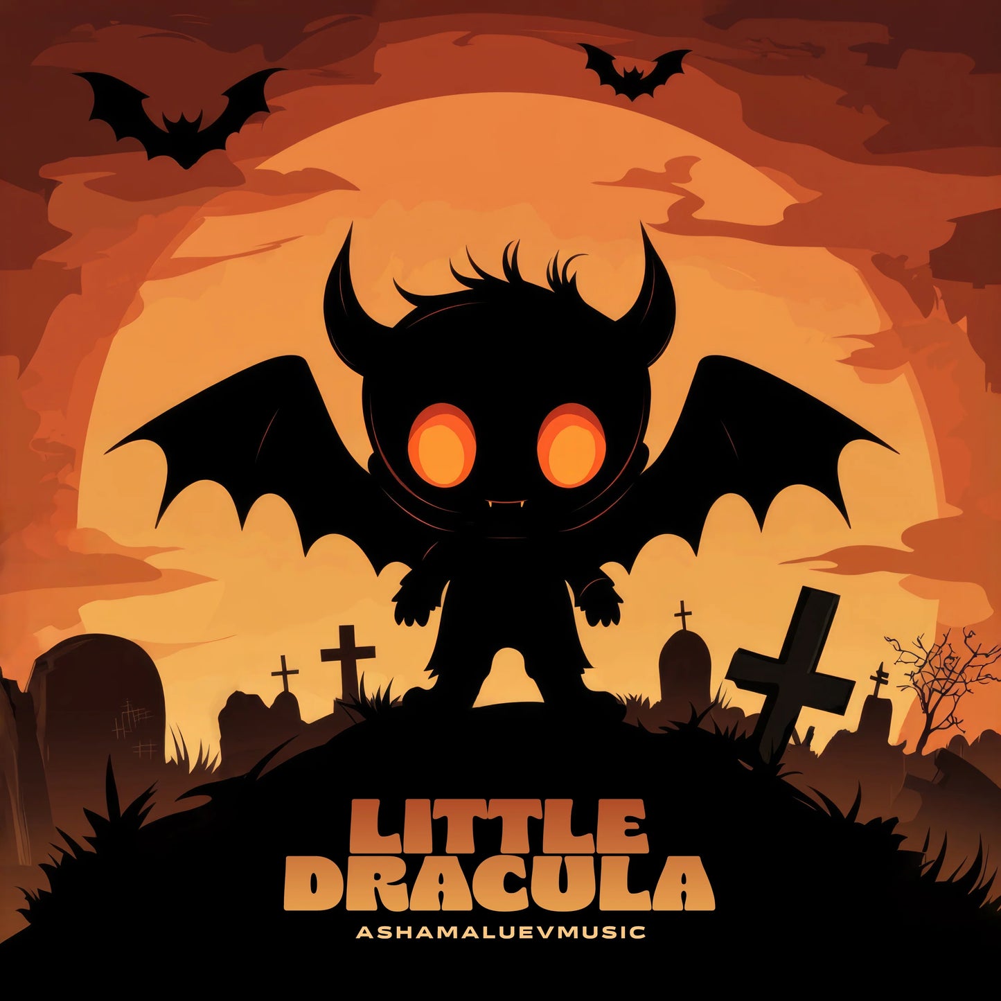 Cover track 'Little Dracula' by AShamaluevMusic. This background music is available for licensing and can be used in various creative projects.