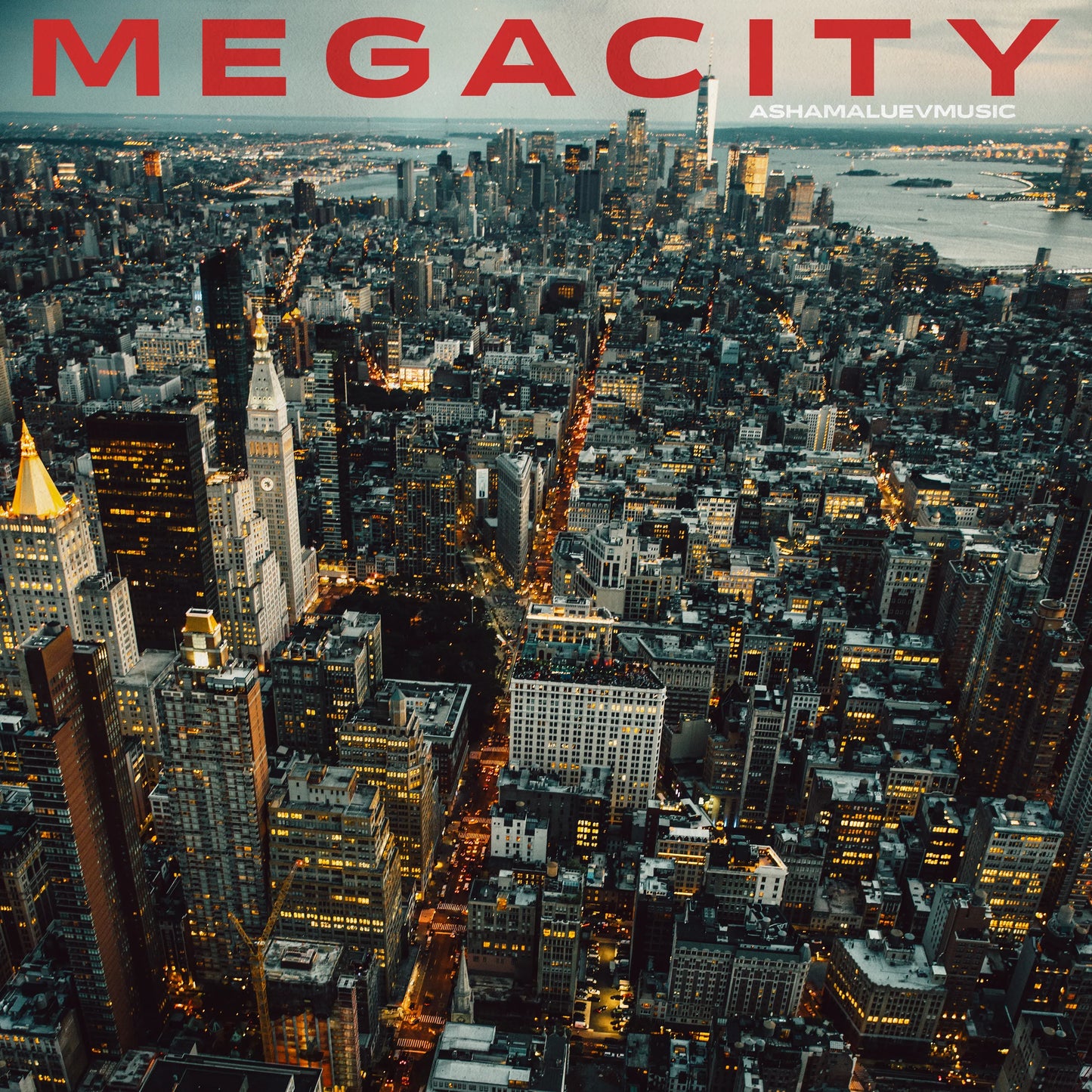 Cover track 'Megacity' by AShamaluevMusic. This background music is available for licensing and can be used in various creative projects.