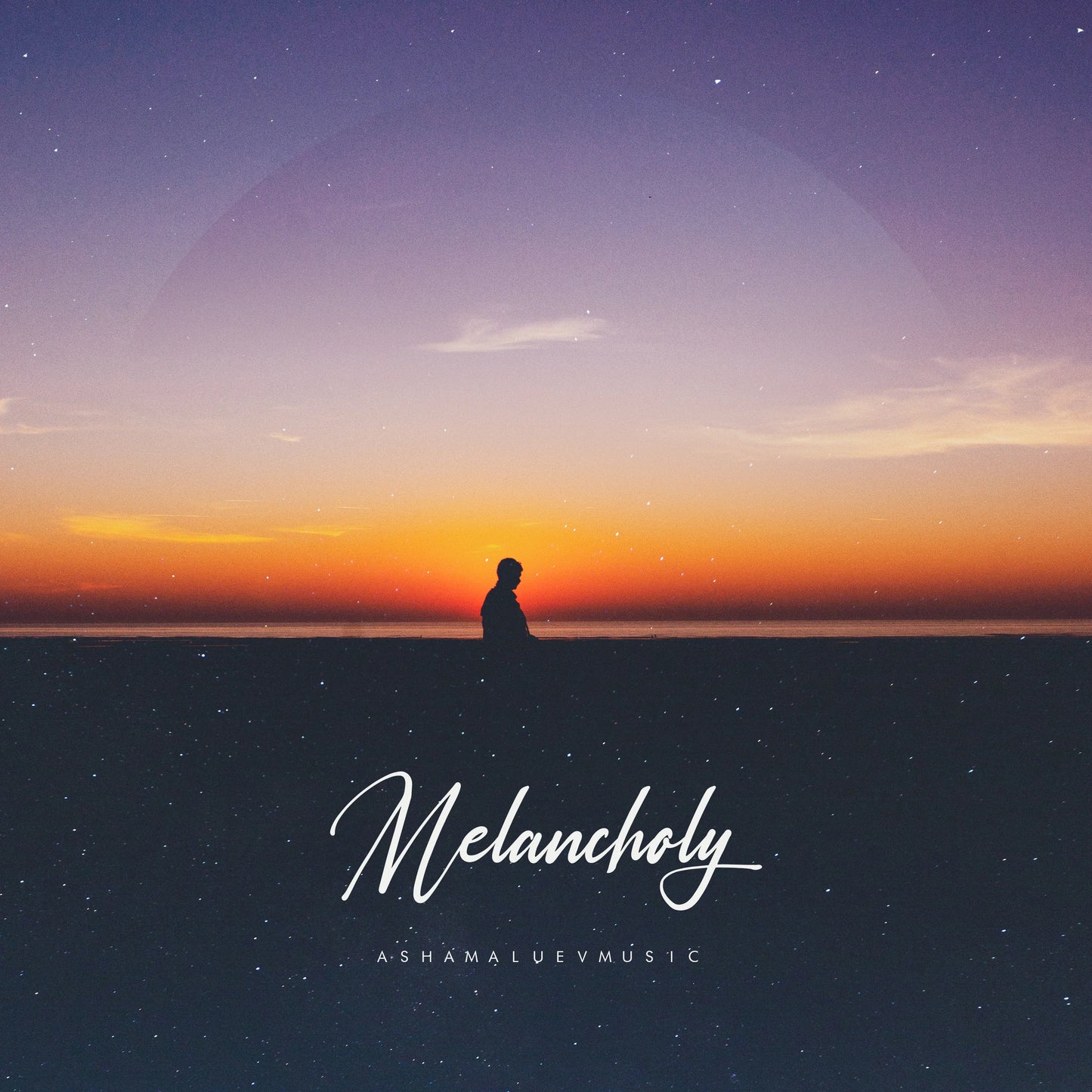 Cover track 'Melancholy' by AShamaluevMusic. This background music is available for licensing and can be used in various creative projects.