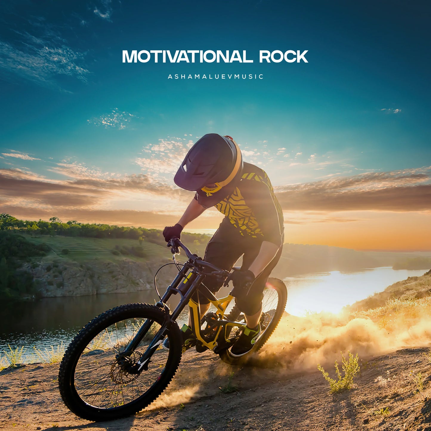 Cover track 'Motivational Rock' by AShamaluevMusic. This background music is available for licensing and can be used in various creative projects.