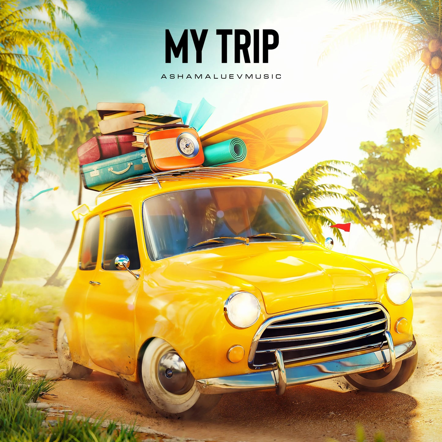 Cover track 'My Trip' by AShamaluevMusic. This background music is available for licensing and can be used in various creative projects.