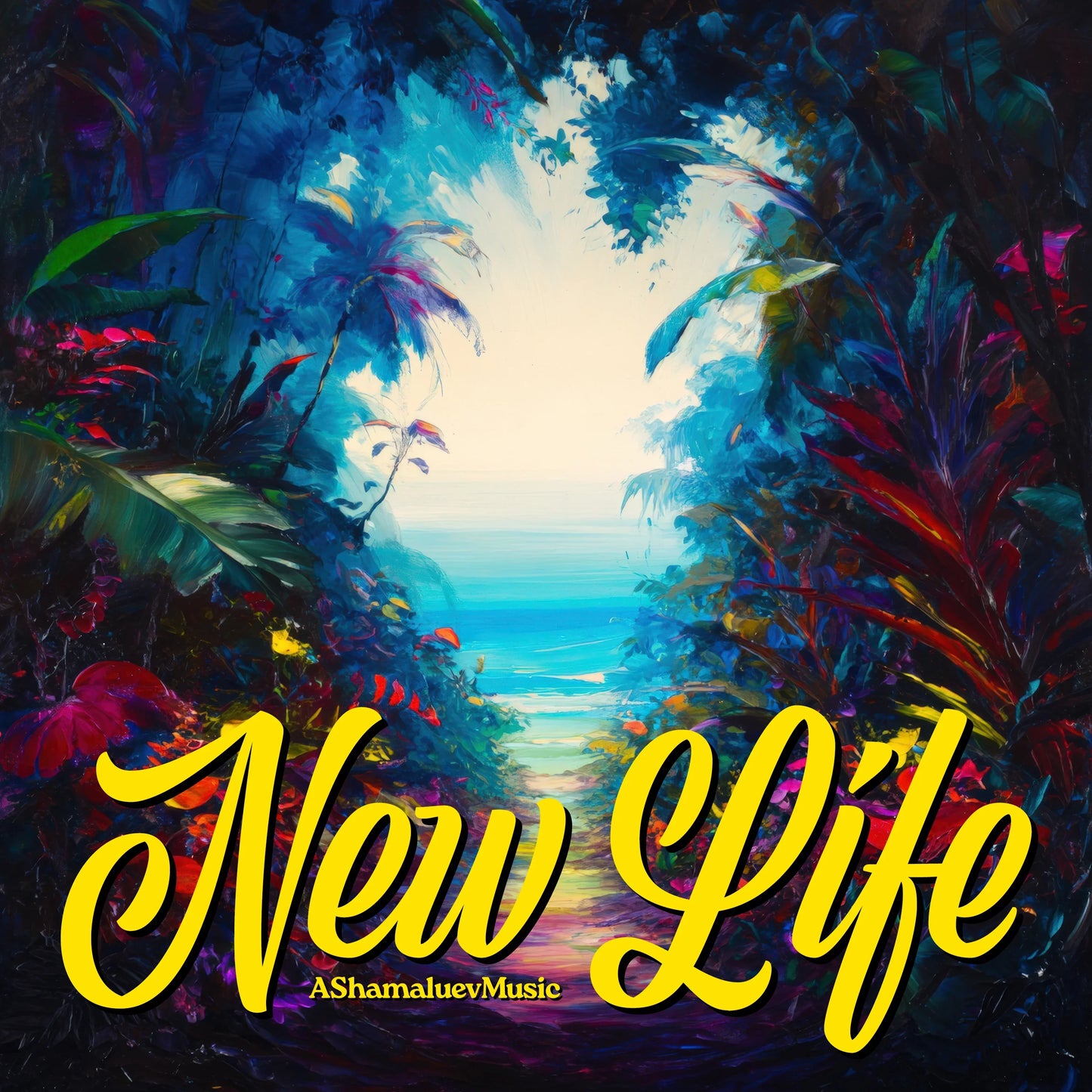 Cover track 'New Life' by AShamaluevMusic. This background music is available for licensing and can be used in various creative projects.