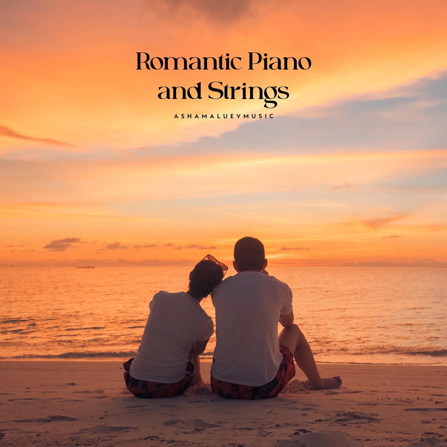 Cover track 'Romantic Piano and Strings' by AShamaluevMusic. This background music is available for licensing and can be used in various creative projects.