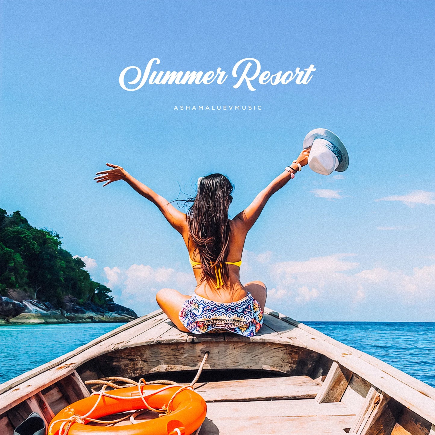 Cover track 'Summer Resort' by AShamaluevMusic. This background music is available for licensing and can be used in various creative projects.