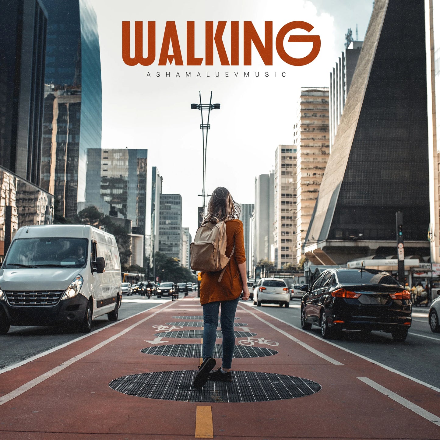 Cover track 'Walking' by AShamaluevMusic. This background music is available for licensing and can be used in various creative projects.