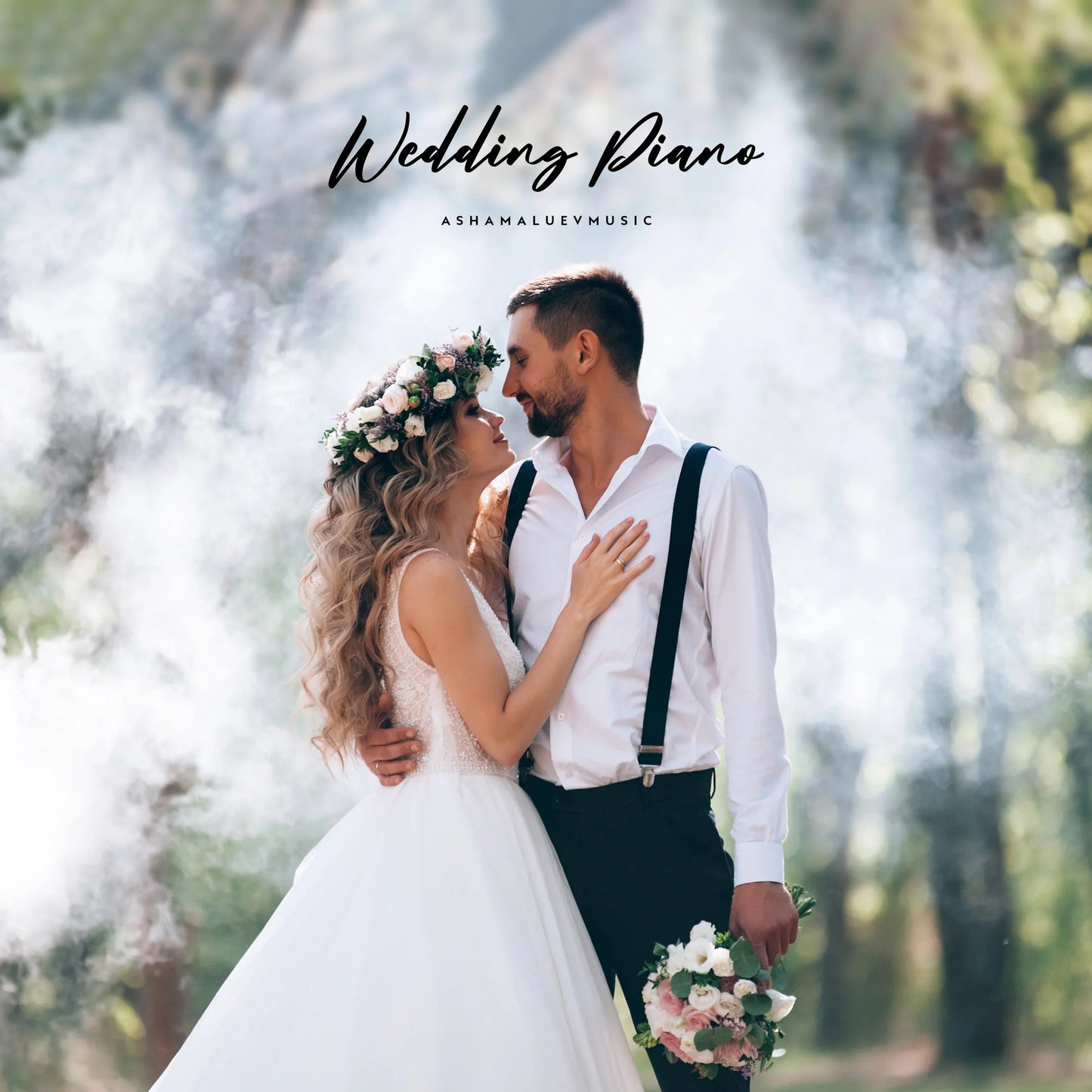 Cover track 'Wedding Piano' by AShamaluevMusic. This background music is available for licensing and can be used in various creative projects.