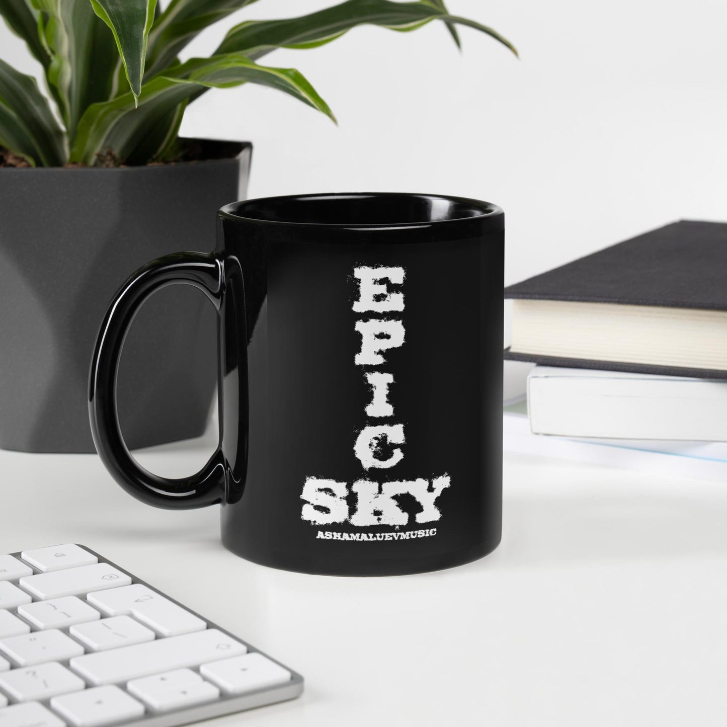Epic Sky Black Mug