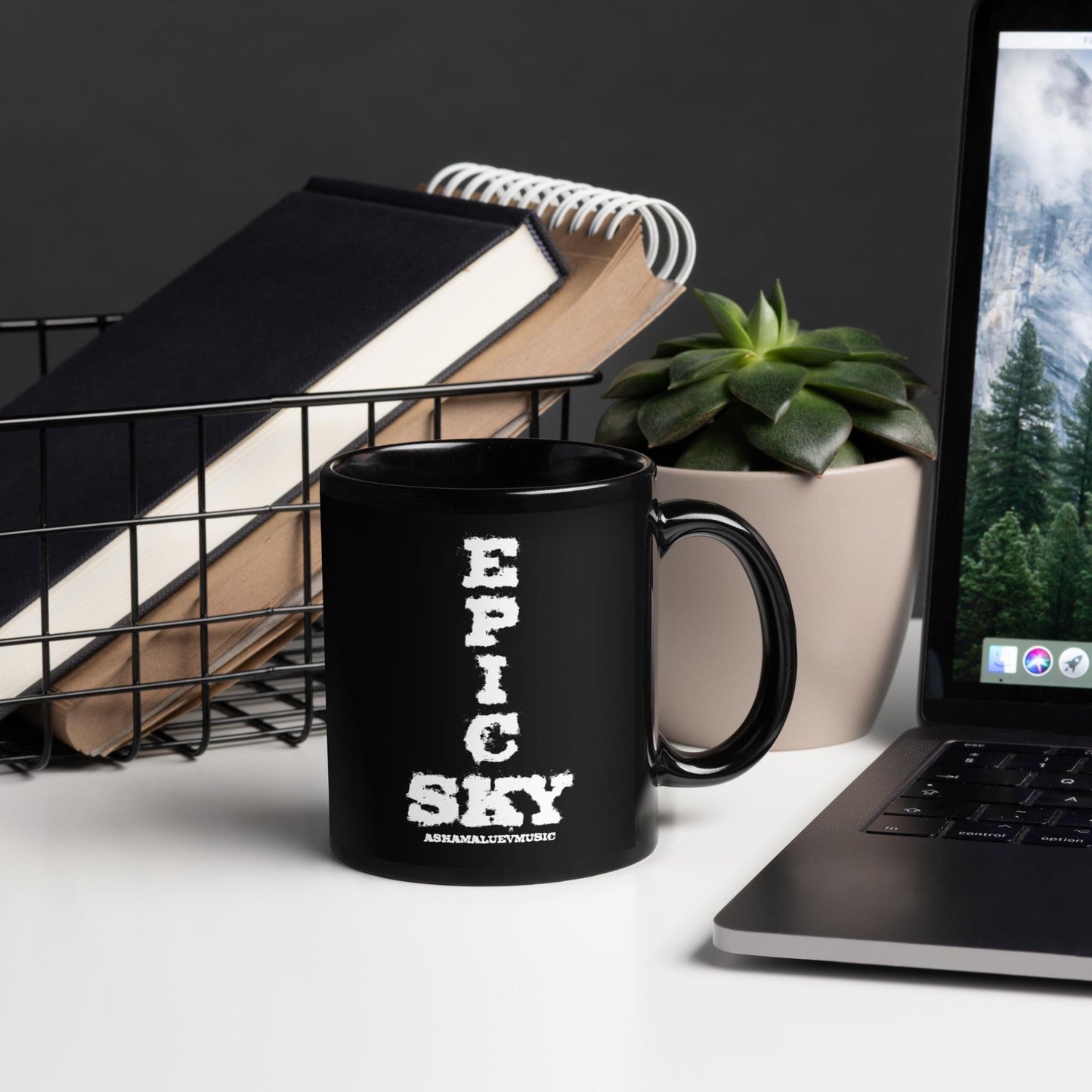Epic Sky Black Mug