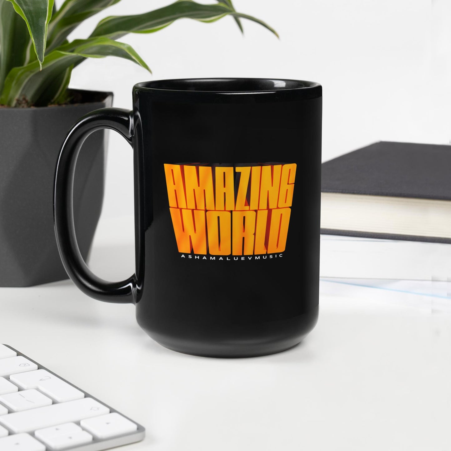 Amazing World Black Mug IV