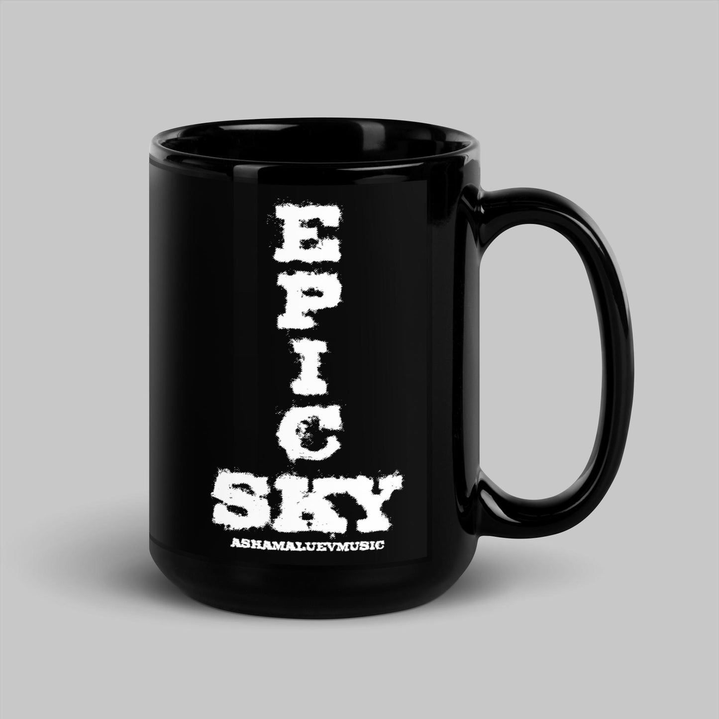 Epic Sky Black Mug