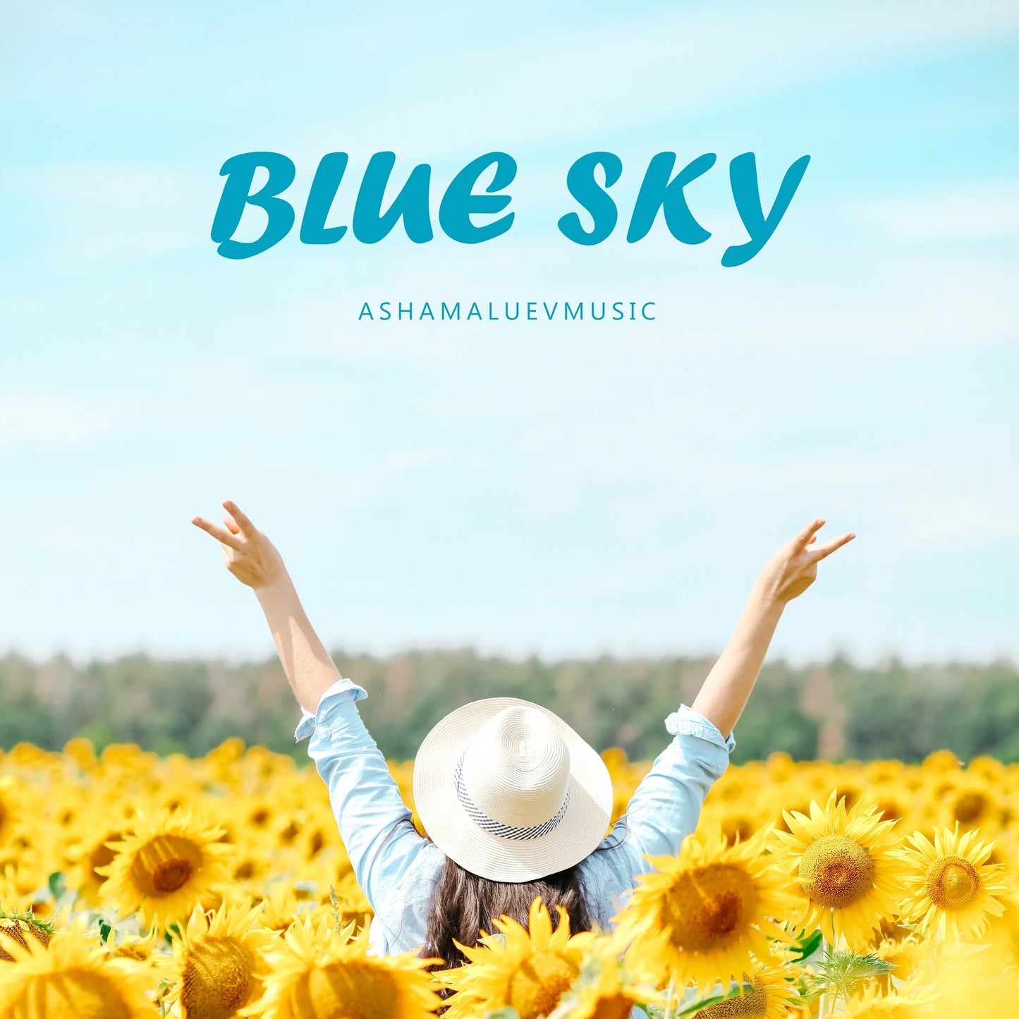 Cover track 'Blue Sky' by AShamaluevMusic. This background music is available for licensing and can be used in various creative projects.