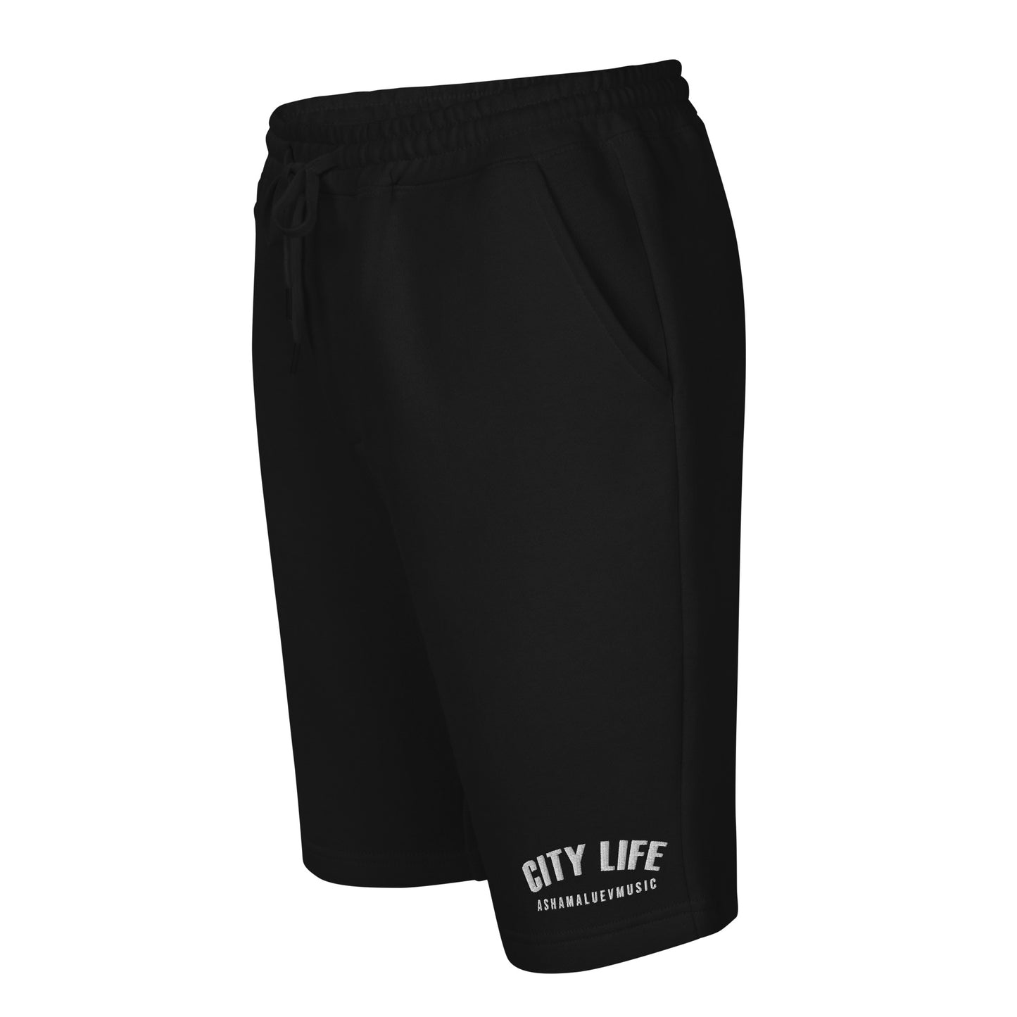 Men's Fleece Shorts "City Life" (Embroidery)