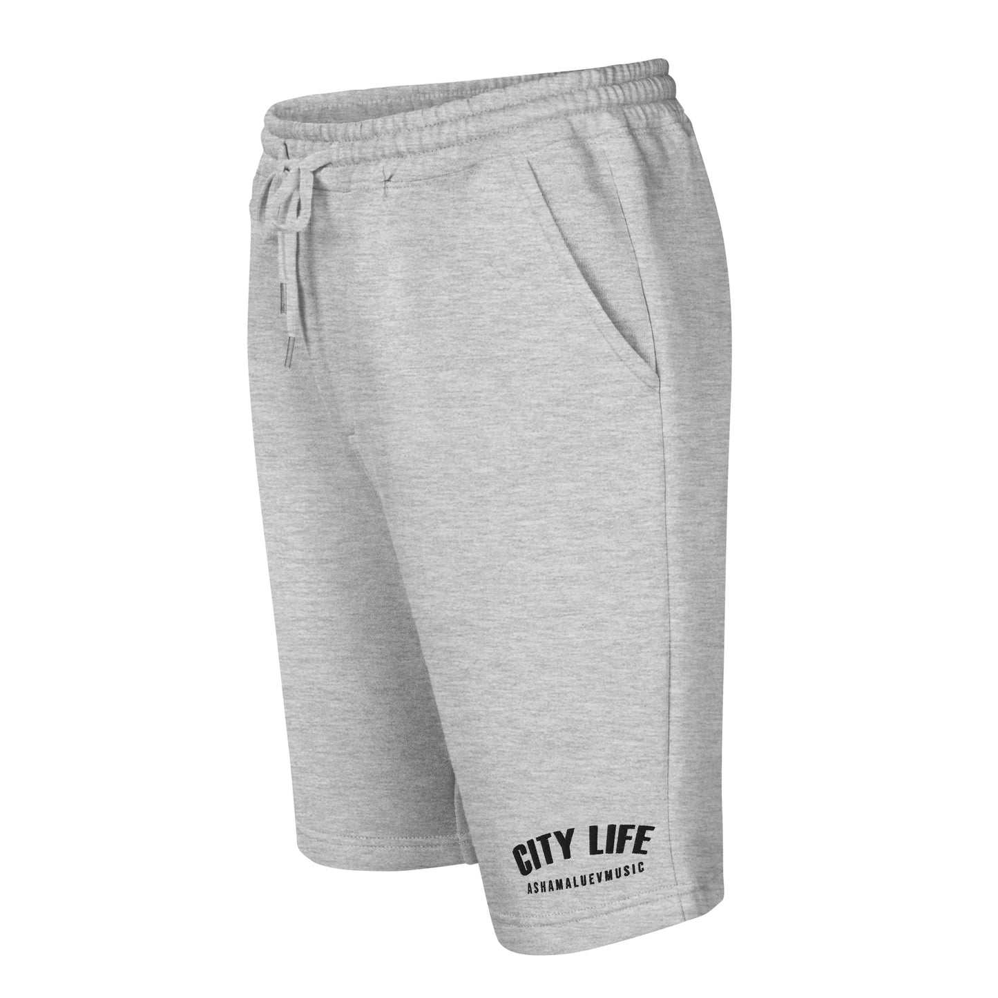 Men's Fleece Shorts "City Life" (Embroidery)