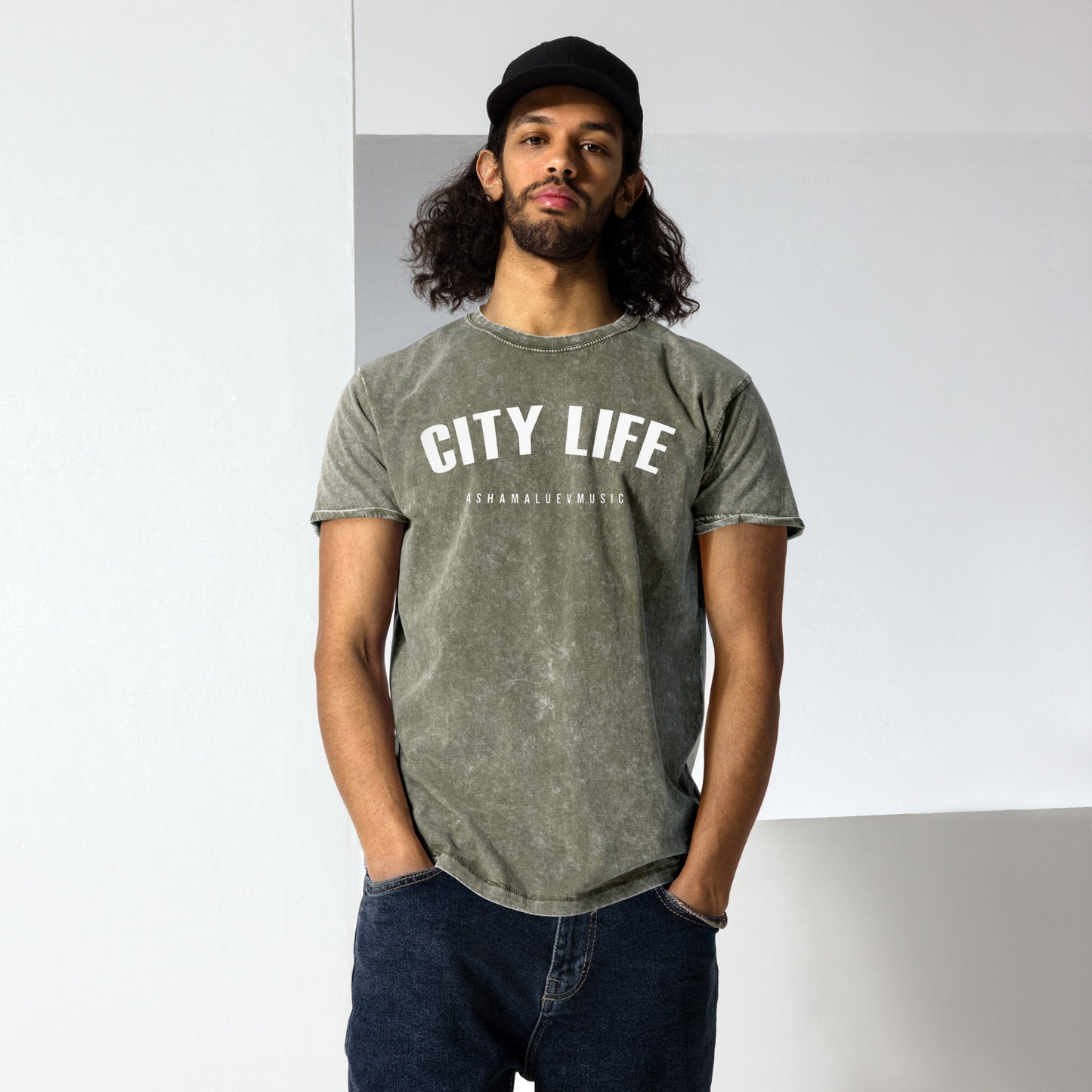 City Life Denim T-Shirt