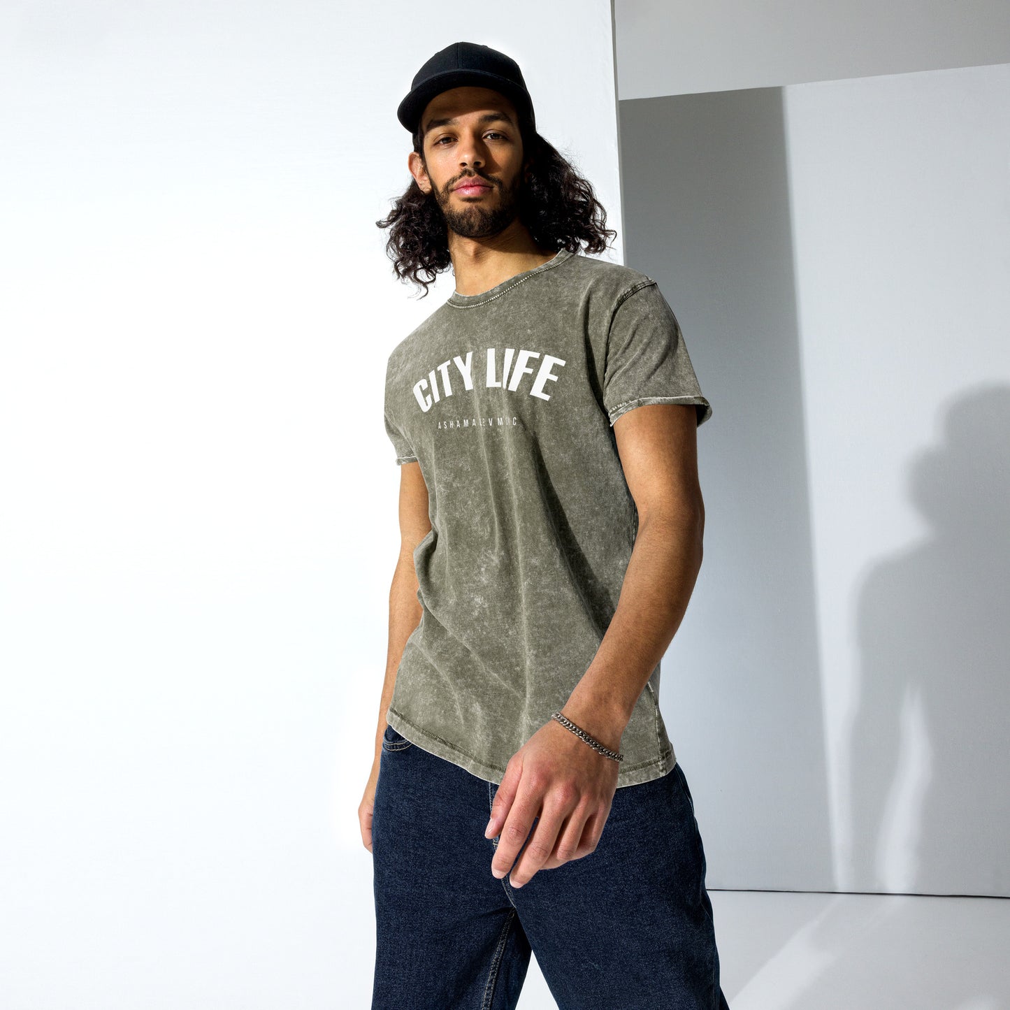 City Life Denim T-Shirt