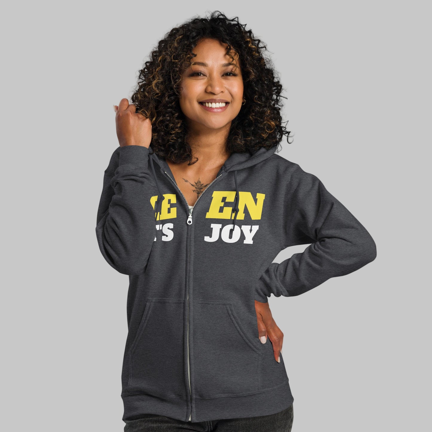 Let's Enjoy Unisex Zip Hoodie