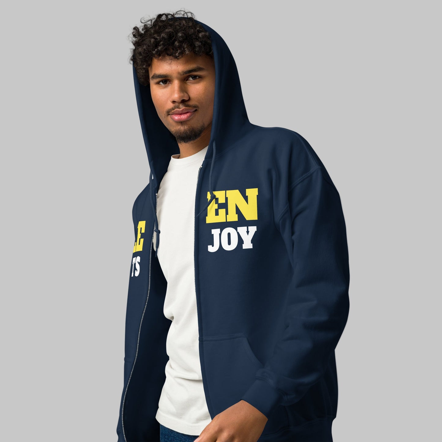 Let's Enjoy Unisex Zip Hoodie