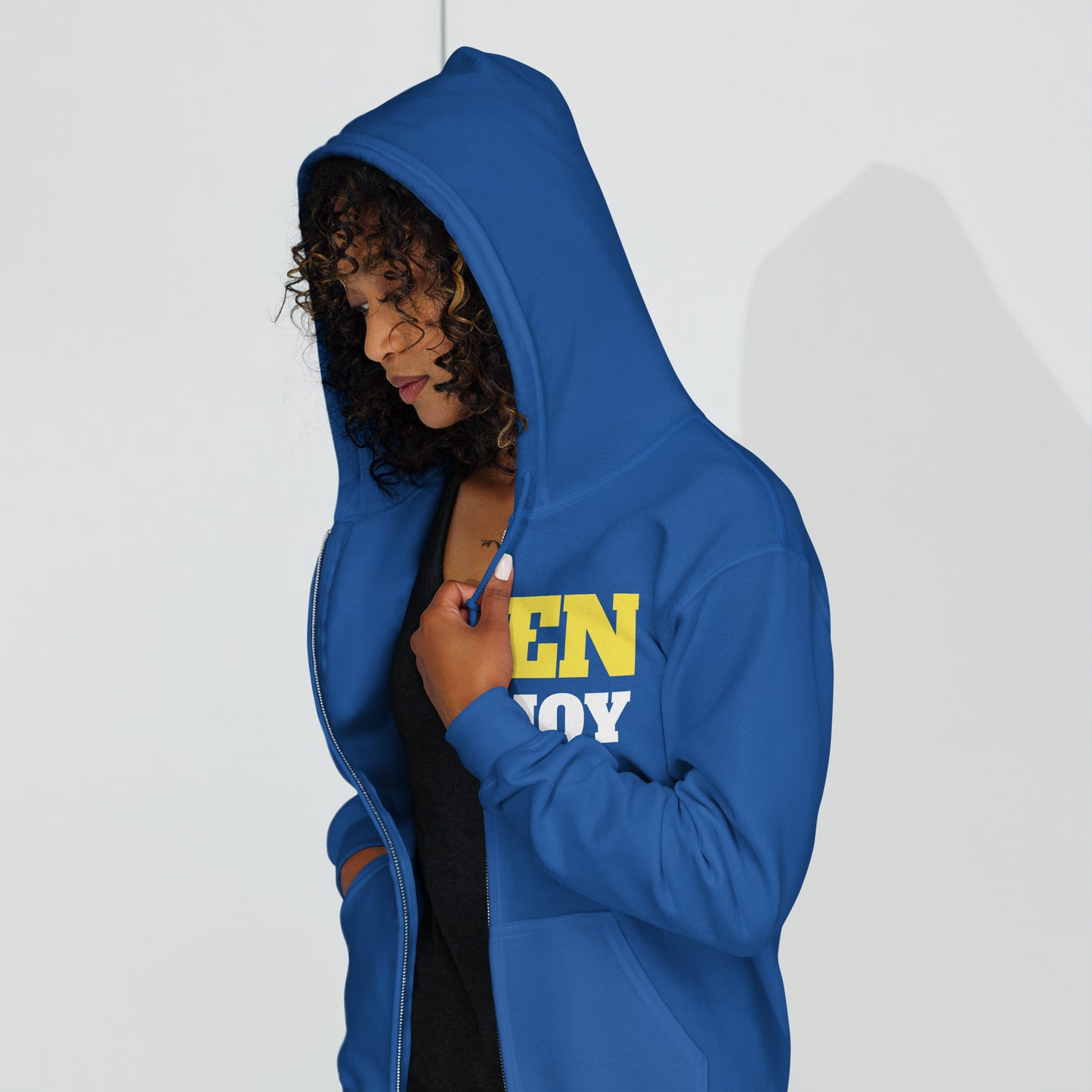 Let's Enjoy Unisex Zip Hoodie