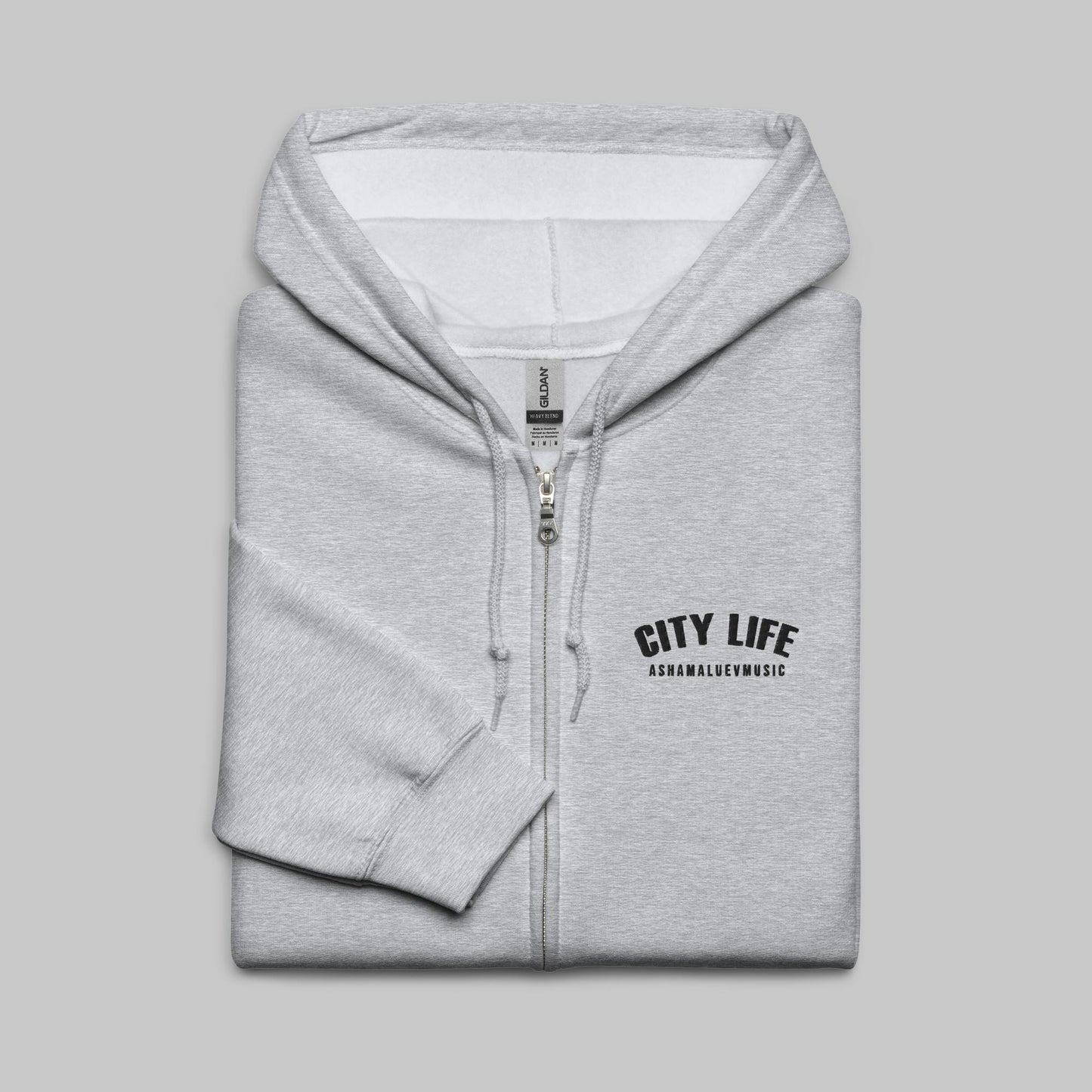 Unisex Zip Hoodie 'City Life'