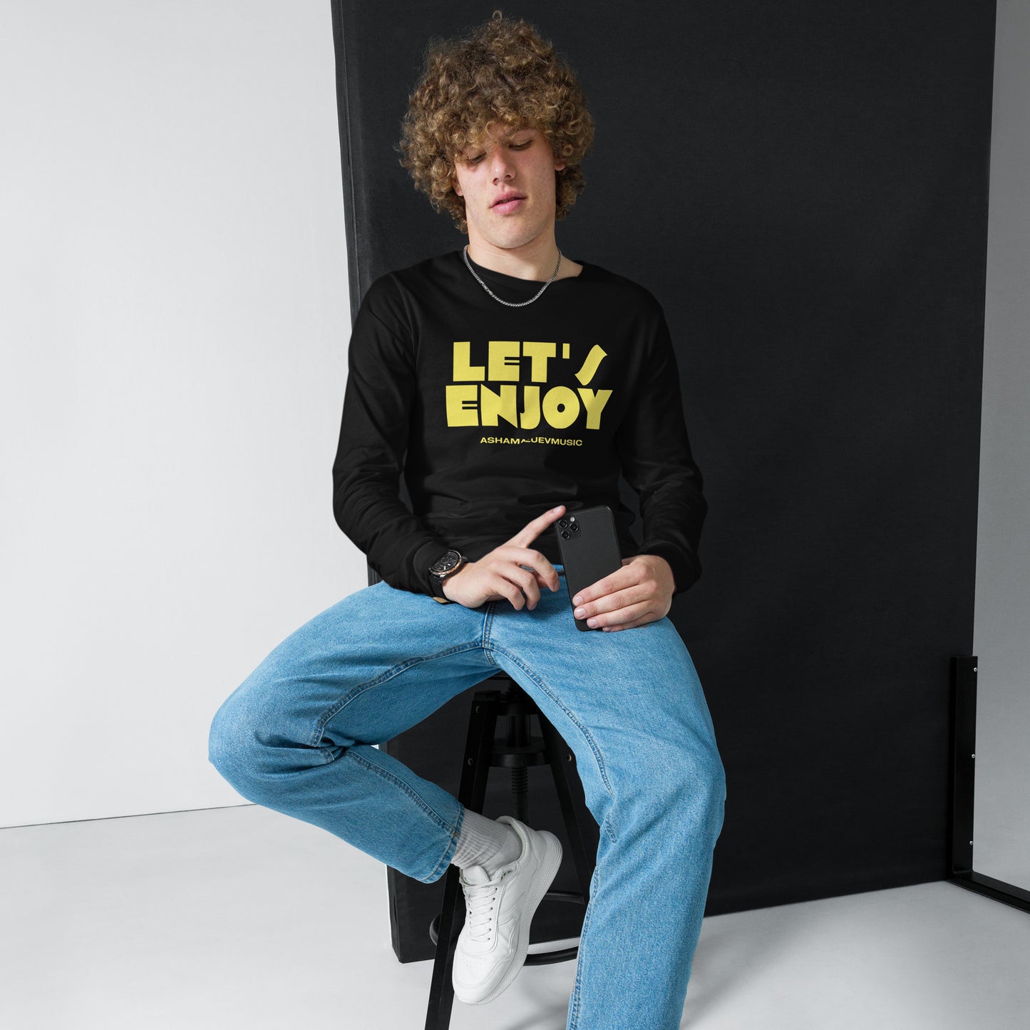 Let's Enjoy Unisex Long Sleeve Tee