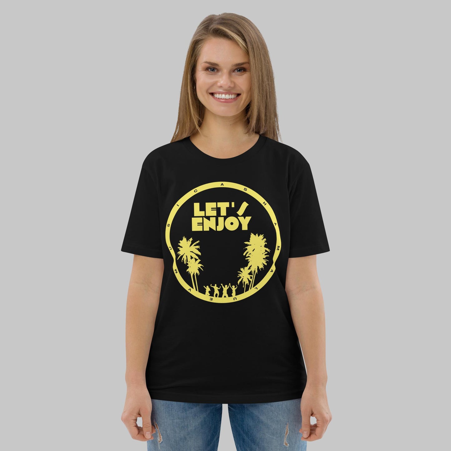 Let's Enjoy Unisex Organic Cotton T-shirt