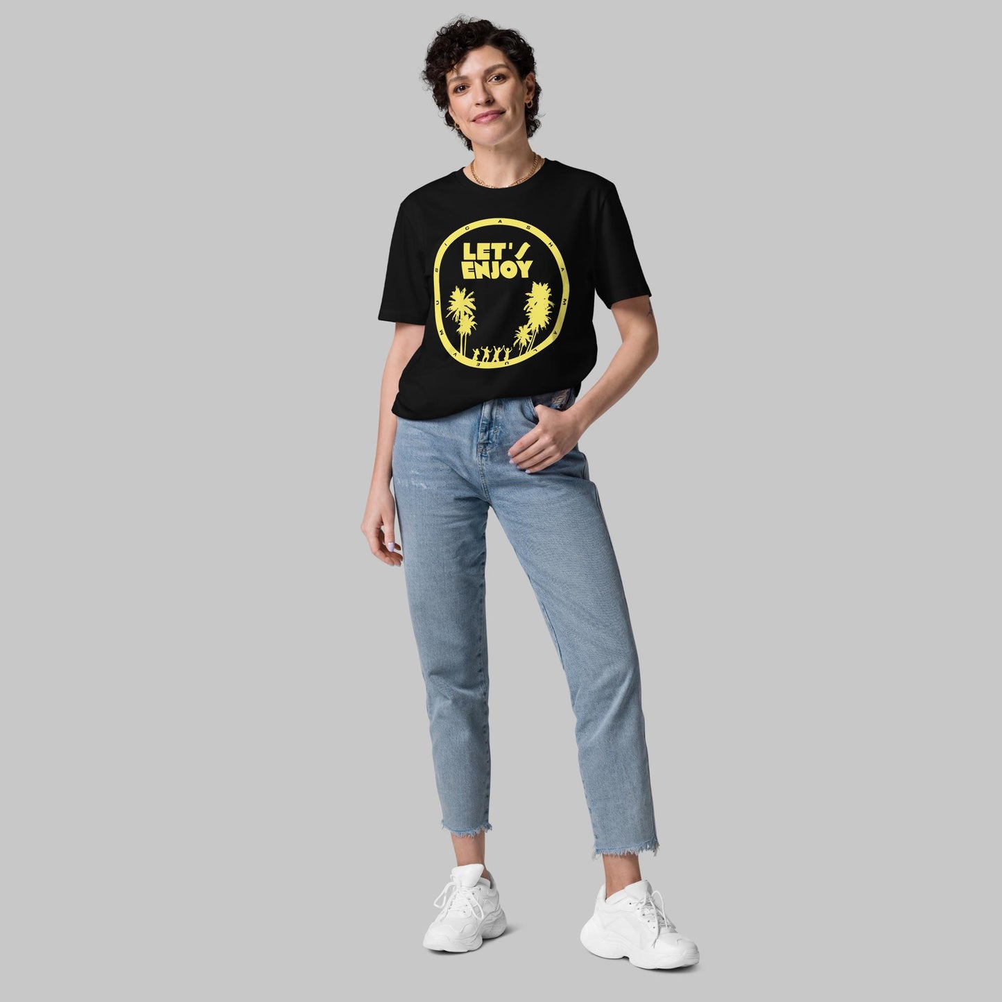 Let's Enjoy Unisex Organic Cotton T-shirt