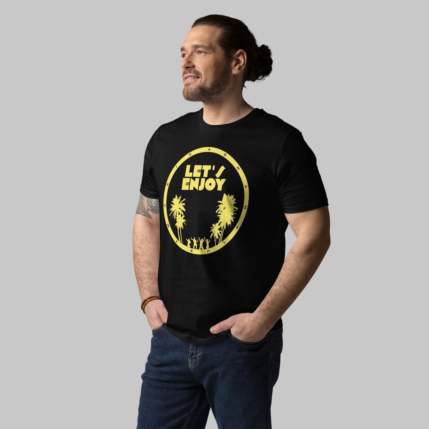 Let's Enjoy Unisex Organic Cotton T-shirt