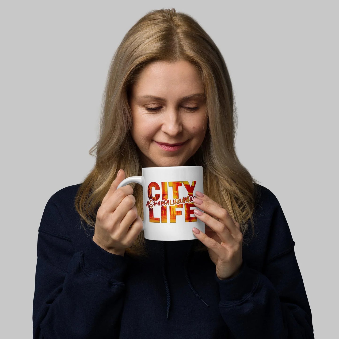 City Life White Mug