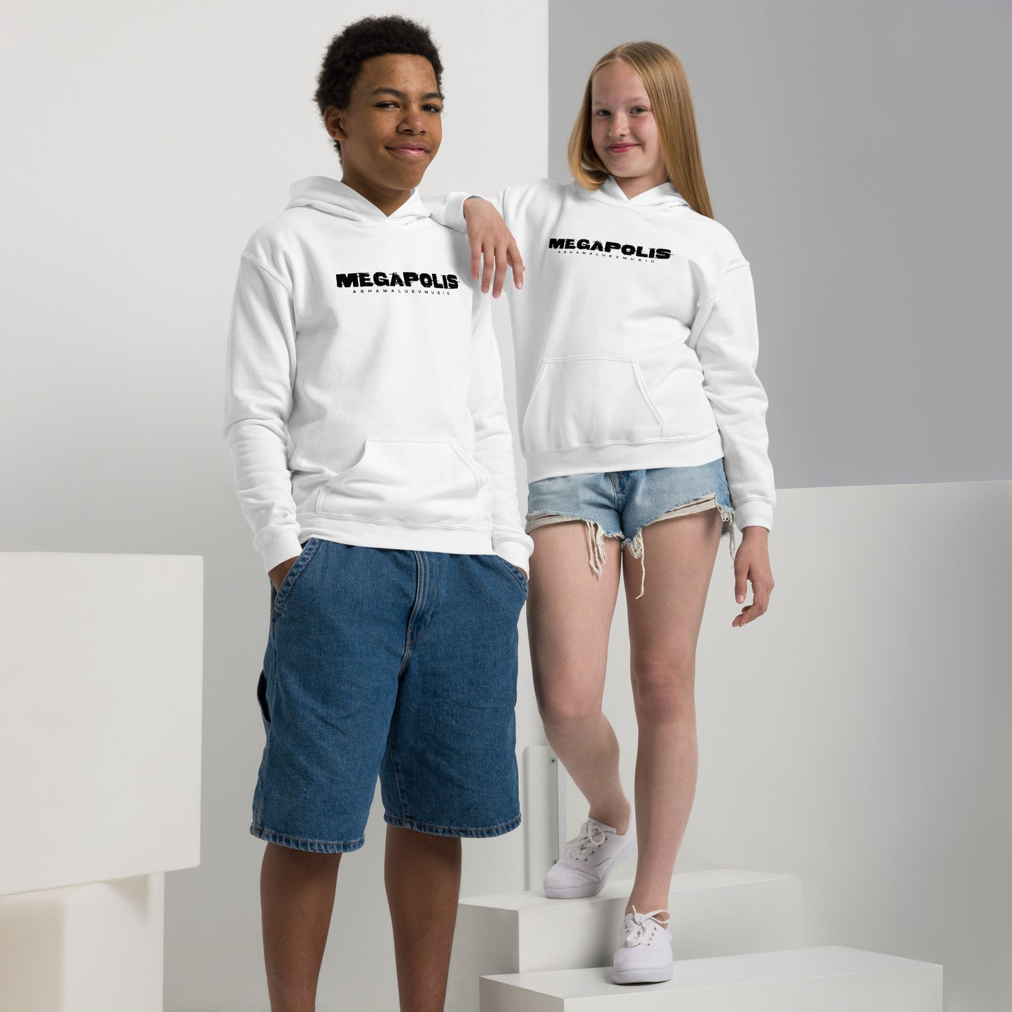 Megapolis Unisex Youth Hoodie