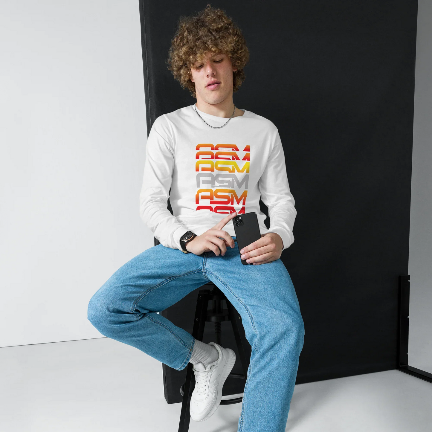 AShamaluevMusic Logo Unisex Long Sleeve Tee III