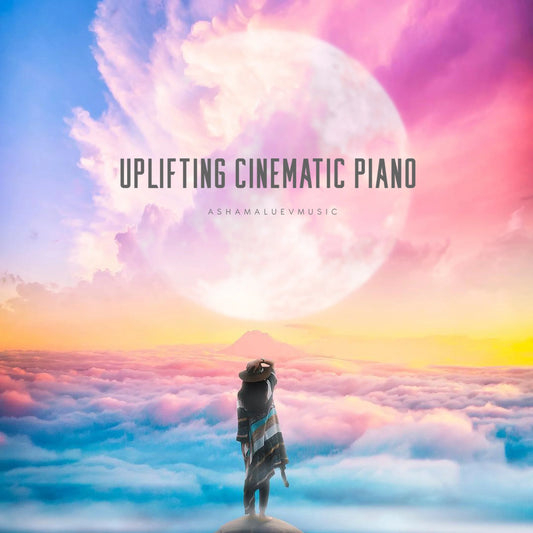 Cover track 'Uplifting Cinematic Piano' by AShamaluevMusic. This background music is available for licensing and can be used in various creative projects.
