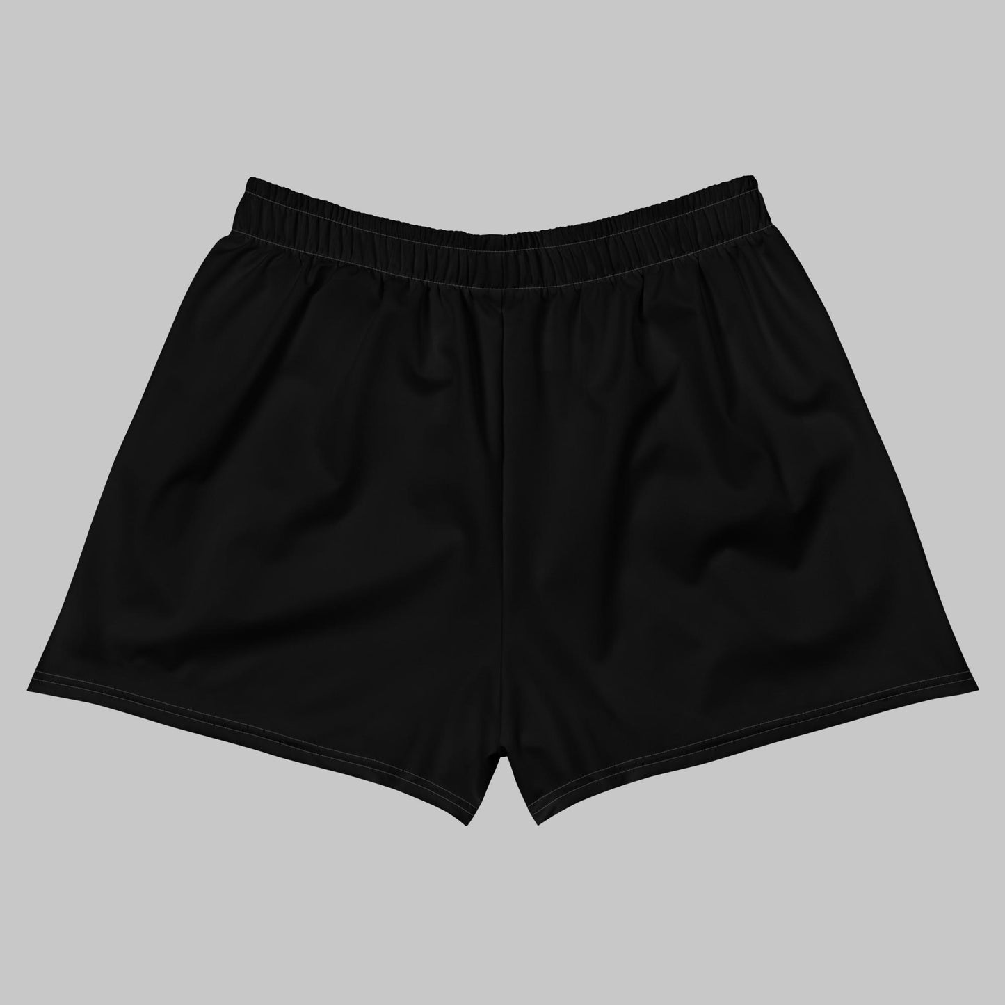 Black Unisex Athletic Shorts 'Amazing World'