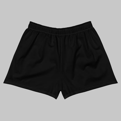 Black Unisex Athletic Shorts 'Amazing World'