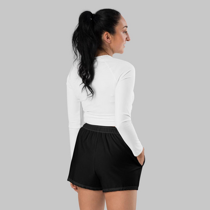 Black Unisex Athletic Shorts 'Amazing World'