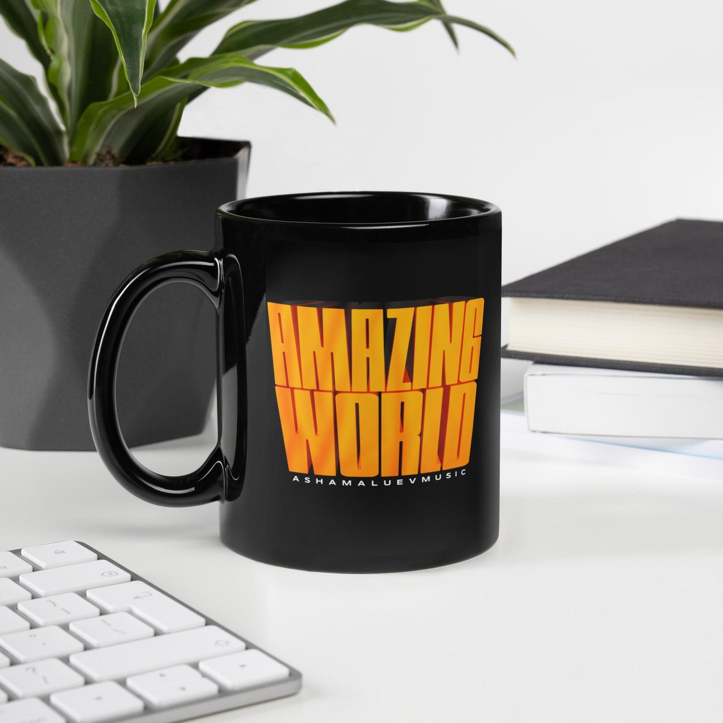 Amazing World Black Mug IV