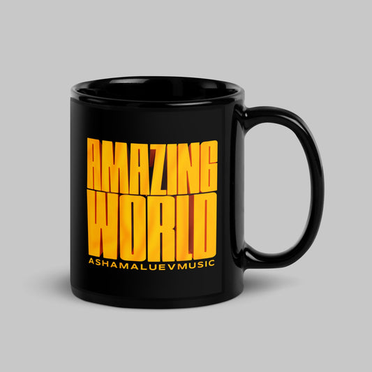 Amazing World Black Mug III