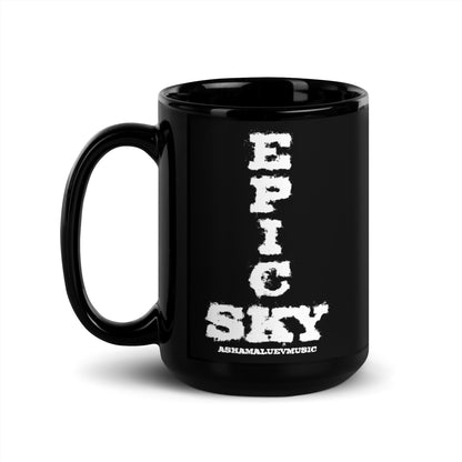 Epic Sky Black Mug