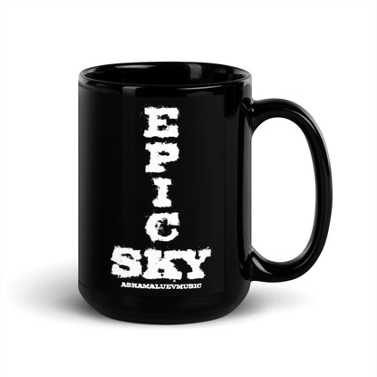 Epic Sky Black Mug